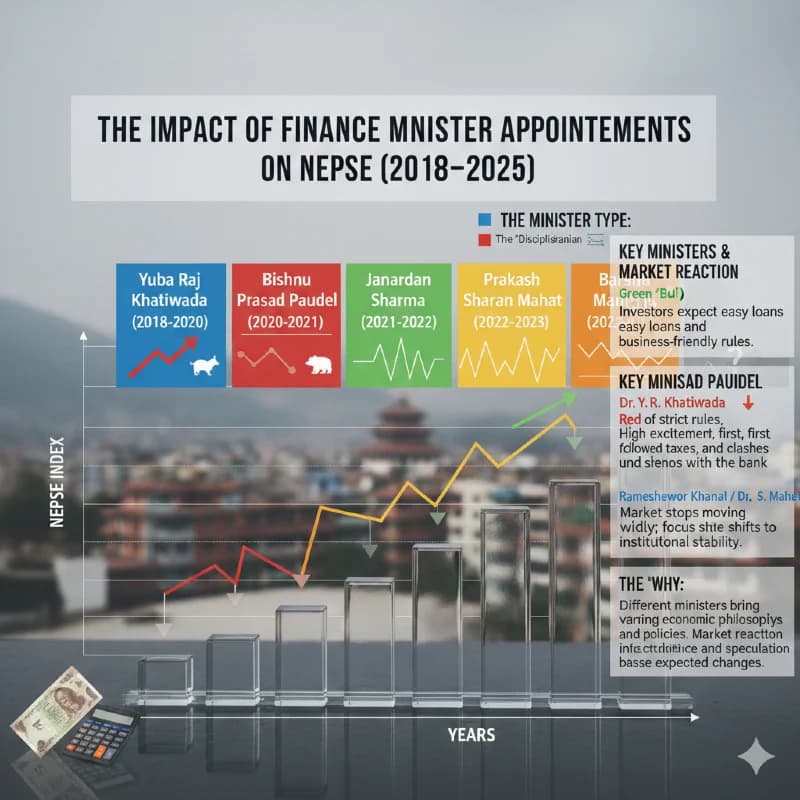 The Impact of Finance Minister Appointments on NEPSE (2018–2025)